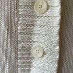 Old Navy Sz S Oversized Funnel Neck Rib Knit Cream Sweater Coat Pockets Photo 6