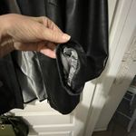 Gallery  Black Leather Women's Jacket Mid-length Sz L Large Photo 10
