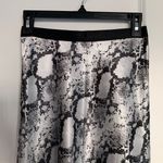 Victoria's Secret Women’s XS VICTORIA’S SECRET x KNIT RIOT Black Snake Print Satin Midi Skirt Photo 1