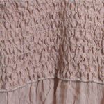 Free People  Adella Slip Dress Mini Rose Lace Adjustable Ruffle Smocked M New Photo 9