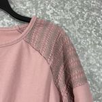 Lane Bryant Women's Plus Size Pink Smocked Shoulders Sweatshirt - Size 26/28 Photo 1