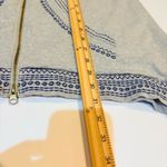 Johnny Was  Embroidered Hoodie Full Zip Stretch Jersey Sweatshirt Jacket Medium Photo 6