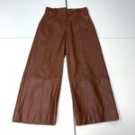 Jason Wu  Wide Leg Vegan Leather Pants Size 4 Photo 3
