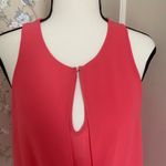 Naked Zebra  | hot pink key hole layered top Photo 5