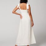 Soma NWT Jacquard Maxi Bra Dress In White Size Medium Photo 1