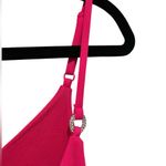 INC INTERNATIONAL CONCEPTS JAZZY PINK BLING RING SPAGHETTI STRAP CRISS CROSS TOP Size L Photo 3