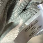 Madewell Heathered Waffle Knit Scoop Neck Henley Tee Long Sleeve Soft Womens XL Photo 4