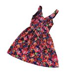 AQUA Size Small Bright Florescent Floral Flower Dress S Summer Chic Girly Cute Photo 8