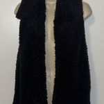 Jack by BB Dakota Black Faux Fur Vest Open Front Women’s Small S Photo 0