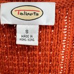 Talbots  burnt orange 8 v-neck pullover sweater vest cashmere blend preppy casual Photo 3