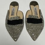 Jimmy Choo US 6 EURO 36 1/2 Women’s Italian Sparkly Holiday Designer Shoes Flats Photo 3