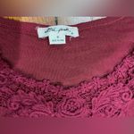 Ultra Pink  Burgundy Flared Sleeve Blouse Photo 7