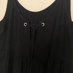 Avec Les Filles Black Tie Back Midi Dress Photo 2