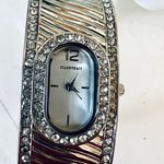 Ellen Tracy NEW Silver Cuff Watch Photo 2