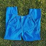 Nasty Gal Contrast Stitch Denim Cargo Jeans Photo 0