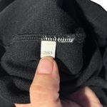 Petite Sophisticate  Long Sleeve Collared Black Midi Dress Gold Tassel‎ Sz Small Photo 6