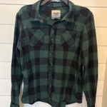 Vintage Harley Davidson Plaid Flannel Shirt Snap Buttons Long Sleeve Size L Green Size L Photo 0