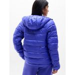 Athleta New  S Aire Puffer Jacket Borealis Purple Small Regular Photo 6