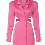 For Love & Lemons Marie Blazer Mini Hot Pink Dress, Size Small NEW Photo 7