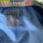 Lucky in Love Geometric Foil Print Athletic Skirt Sz M Tennis Golf Activewear Silver Size M Photo 2