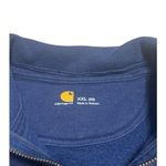 Carhartt Women’s Sweatshirt Full Zip Long Sleeve Embroidered blue Collared XXL Photo 5