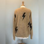 JODIFL  soft and fuzzy lightning bolt sweater Warm and Cozy. Size Large Photo 4