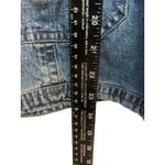 Agapo Collection Denim Jacket Women's Floral Embroidered Button Up Jean Coat Blue Size XXL Photo 5