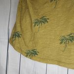 Anthropologie Pilcro Palm Tree Print Mustard T-Shirt Size S Photo 10