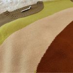 Lush Clothing LUSH Colorblock Chunky Knit Sweater | Size Small | Retro Earth Tones Photo 8