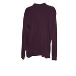 Lands' End Plum Purple Longsleeve cowlneck Shirt. Size XL Photo 6