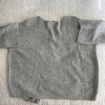 Roxy  Bell Sleeve Gray Knit Sweater XL Photo 1