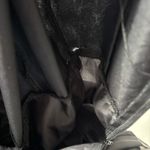 VTG 90s Stage Accents Black Velvet Midi Dress Short Sleeve Formal Event 4 Goth Black Photo 5