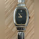 Seiko Diamond Vintage Ladies Watch Black Dial Diamond Marker Stainless Bracelet Photo 2