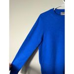 J.Crew 100% Cashmere Classic Fit Crewneck Sweater Cobalt Blue Women's S Photo 1