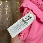 Aerie Hot Pink Burst Superchill Seamless Pointelle Bra Top Medium NWOT Photo 4