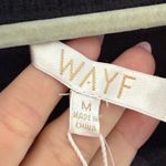 WAYF  Morgan Button-Front Knit Sweater Midi Dress Black Size Medium NEW Photo 8