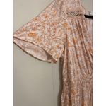 Luxology Wrap Top Popover Flutter Sleeve Knee Length Dress 2X Fall Autumn Casual Photo 3