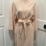 Soma PINKY PEACH TEXTURED WIDE SLEEVED KNEE LENGTH ROBE Photo 0