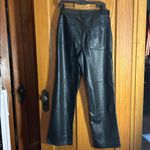 Pistola  Faux Leather Pants Black Pleather Size 31 Photo 4