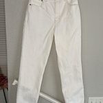 Abercrombie & Fitch The 90s Straight Ultra High Rise Jean Size 32/14 White Cream Photo 2