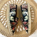 Valentino Garavani Butterfly-Embroidered Fabric Espadrilles in Black/Multi EU 36 Photo 2