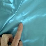 Mitchell & Ness  Full Snap Jacket Satin Size 2XL Blue Photo 1