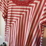 Alfred Dunner Petite  coral striped top Photo 3