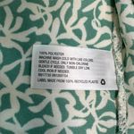 A New Day  Floral Leaf Patterned Green and Cream Top Photo 8