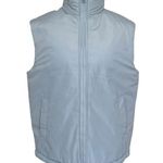 ASOS Design Oversized Puffer Vest Women’s Size 2 Petite Blue Full Zip Photo 0