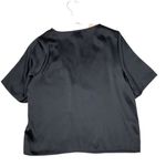 Joie NWT  Satin Blouse with Lace Trim Photo 3