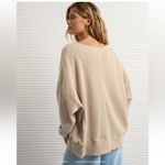 Aerie AE Big Hug V-Neck Waffle Sweatshirt Photo 1