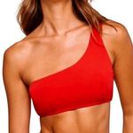 Andie Swim 'The Wyndwood' Bikini Swim Top in Cherry Red NWT Size XL Photo 0