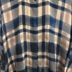 St. John Size Medium Silk Spandex Blend Plaid Lagenlook Short Sleeve Blouse Photo 4