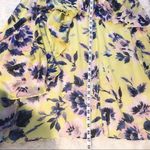 Eliza J Yellow Floral Print Chiffon Maxi Dress Sleeveless High Lo Hem Size 2 New Photo 13